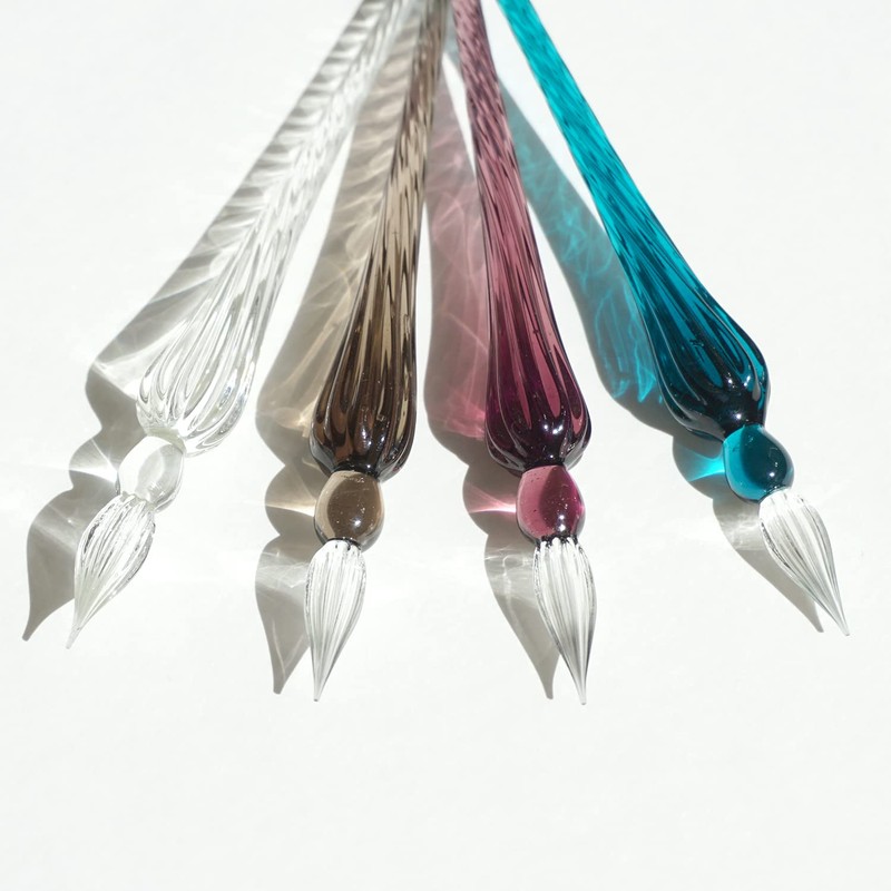Herbin 21437T Glass Nib, Round, 18 cm, Ideal for Calligraphy,