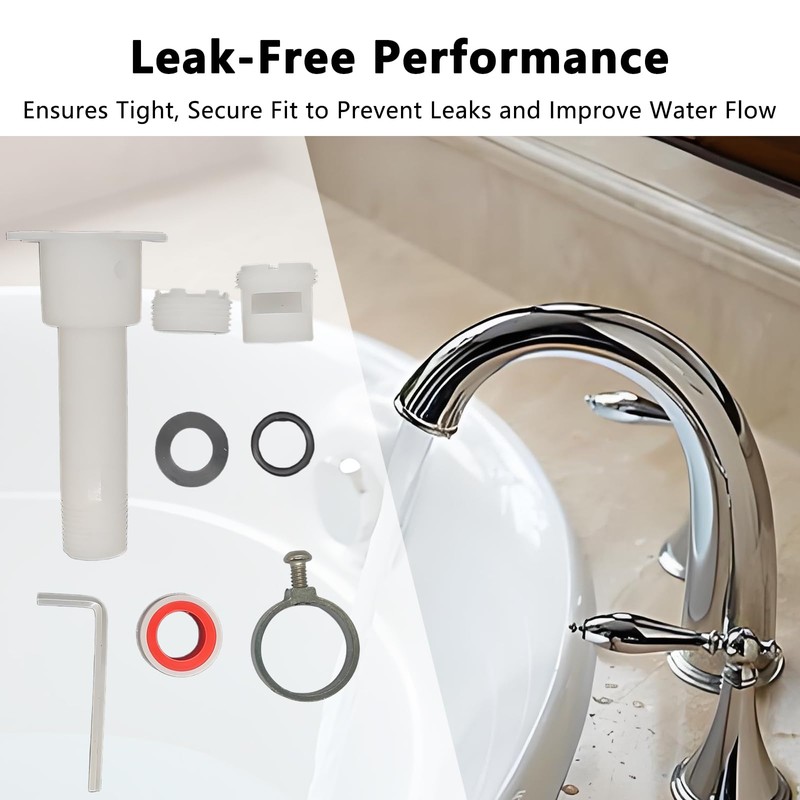 YKEBVPW Tub Spout Adapter Four-in-One Universal Bathtub Faucet Spout Diverter