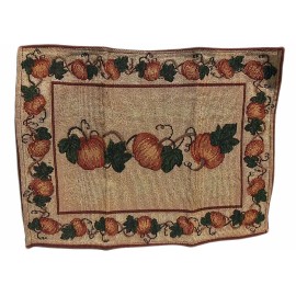 Fall Fest Harvest Rectangular Tapestry Table Placemat Thanksgiving Autumn 2-Pack