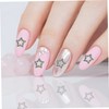WOONEKY 12pcs Decorative Star Charms for Nail Art Rhinestone Nail