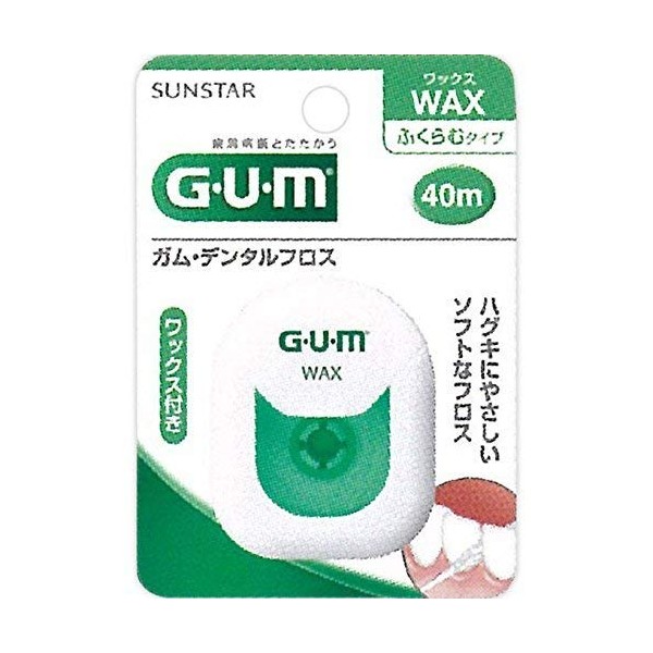 GUM Dental Floss Wax 40m