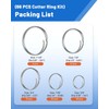 Stainless Steel Cotter Rings with Dual-Coil Design – 5 Size