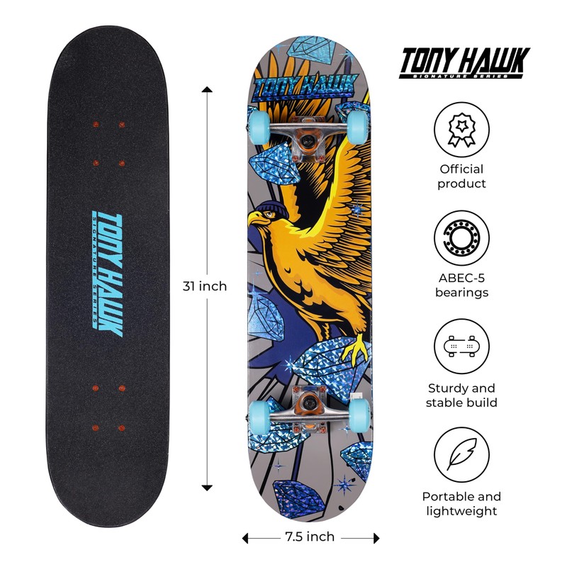 Tony Hawk 31 inch Skateboard, Tony Hawk Signature Series 3,