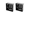 Surface Mounted Electrical pattress Box, Black, 32mm Deep, 1 Gang