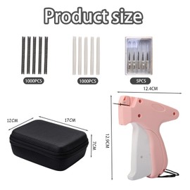 GWAWG Stitchy Quick Clothing Fixer,Quick Clothing Fixer with Storage Box,Consulbe for Sewing Machine,Micro Stitch Gun for Clothes,Micro Tagging Stitch Tool for Clothing