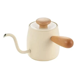Miyazaki Manufacturing MCO-7 Miyacoffee Drip Pot, For 1 Fl Oz (0.4 L), Matte Blanc