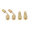 4Pcs 1/4SAE to 5/16SAE Conversion Head Refrigerant Charging Adapter for