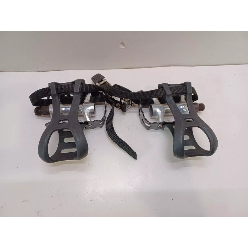 Wellgo Pedals & Straps; LU-926; 1/2” Spindle; New Old Stock