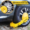 Tevlaphee Wheel Lock - Car Boot Anti-Theft Trailers Wheel Clamp