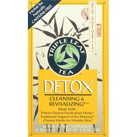 Triple Leaf Tea Chinese Medicinal Detox Triple Leaf Tea Bag, 20 Count (2 Pack)