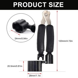 Guitar String Winder Cutter and Bridge Pin Puller – 3-in-1 Guitar Tool – Guitar Accessories for Restringing & Repair – Ergonomic String Winder, Cutter & Bridge Pin Puller