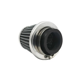 39mm/1.54in Motorcycle Air Intake System Filters Universal Clamp-on Pod Intake Cleaner Chrome End Caps for Yamaha Honda Suzuki Kawasaki Motorcycles Dirt Bike ATV Moped Pit Bike Scooter Vintage 4PCS