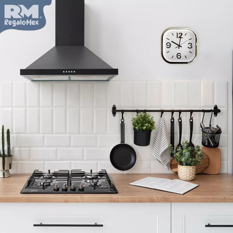 Rm Regalomex Reloj Análogo De Pared Cuadrado Plástico
