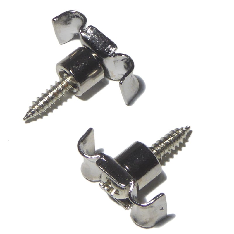 Pair of Bass guitar string trees/retainer 10.8mm string spacing 4.7mm