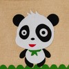 Relaxdays Panda Fabric Storage Box for Children Foldable HxWxD: 33