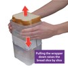 Buddeez Bread Buddy for Wide Pan Loaves, Bread Box, Bread