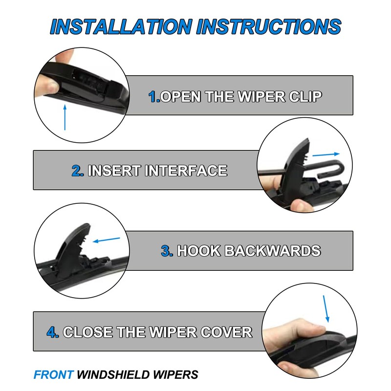 CJPPPZIW Windshield Wipers-16 Inch+16 Inch+12 Inch Replacement for 2018 2019