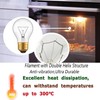 Appliance Oven Light Bulb, High Temp 300 °C Resistant,（2 Pack）