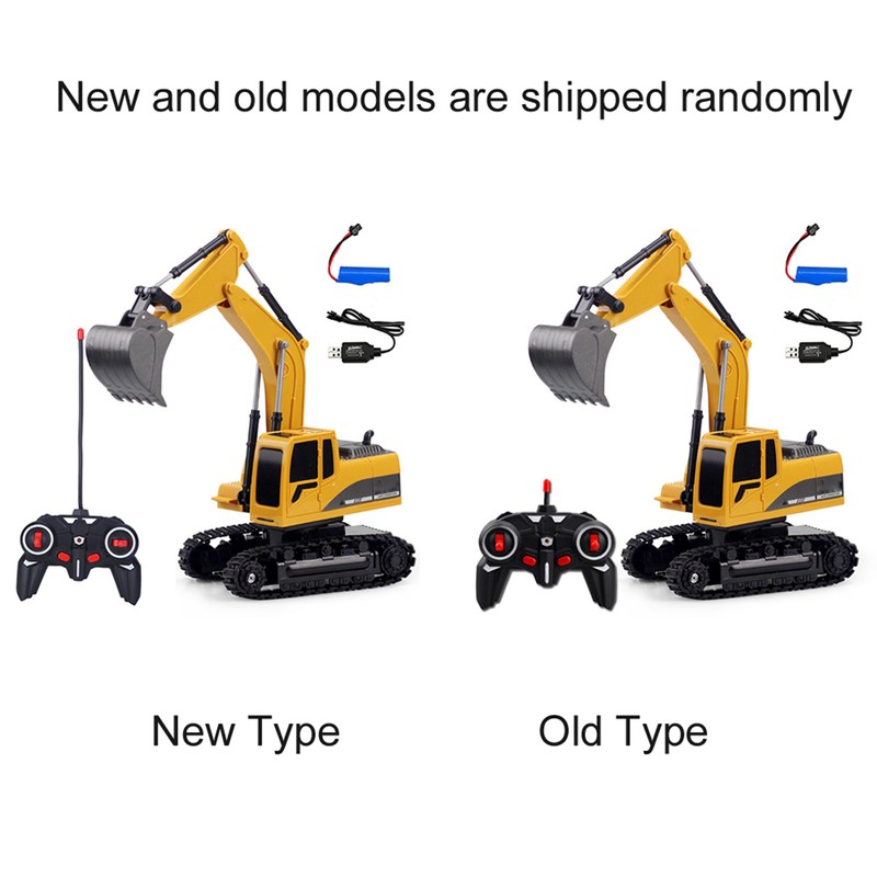258‑1 6 Channels Remote Control Excavator Truck 1/24 Scale RC