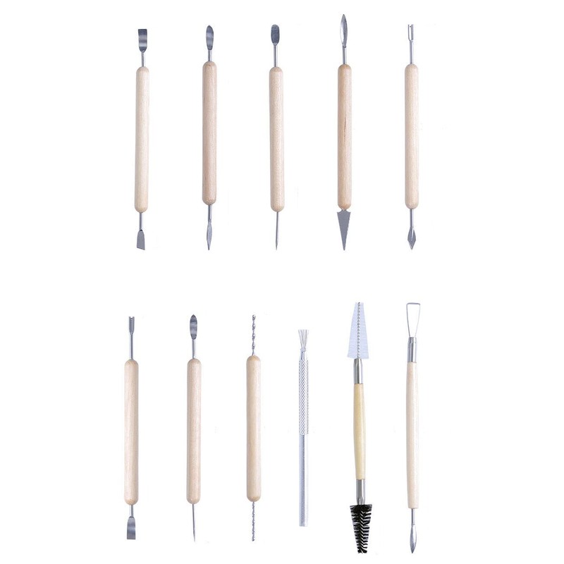 VOANZO 11 Pcs Clay Modelling Tools Polymer Clay Tools Modelling
