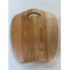 Nabytok Apple-Shaped Rubber Wooden Cutting Board, Convenient Handle, Can Be