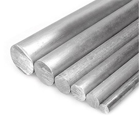 5pcs 10mm Dia x 250mm Long 0.3937" x 9.84" Aluminum 6061 Round Rod Bar