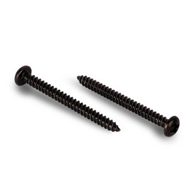Venforze Wood Screws Black Head, 100 PCS Pan Head Stainless Steel Phillips 6X1-1/2, Stainless Steel 304 Screw, Home Screw Kit