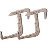 Dunes Clamp-on Universal Fit, Adjustable Planter Box Rail Brackets for