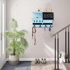 HEKOOLA Farmhouse Key and Mail Holder for Wall Decorative, Mail