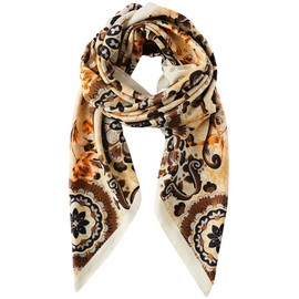 MAIRY Scarf for Women | Square Satin Scarf | Headscarf Headband | Multifunctional Square Scarf Arm Scarf | Designer Scarf Sports Neckerchief Sports Scarf, M090009