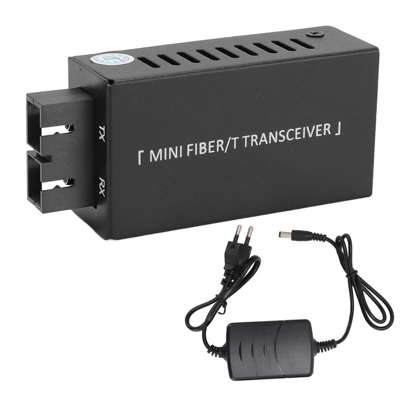 Fiber Optic Transceiver 2 Ports 10 100Mbps Self Adaptive Tx1310nm