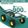 Heavy Duty Steel Garden Cart, 900 LBS 3 in 1