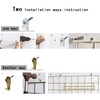 FRIADE Wall Grid Panel for Photo Display,Wall Storage Organizer,5 Metal