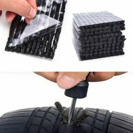 Unbranded 50pcs Car Tyre Tubeless Seal Strip Plug Tire Puncture Repair Recovery Kit