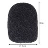 15 Pack Foam Microphone Windscreen, Lapel Headset Microphone Sponge Mini