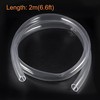sourcing map PVC Clear Vinyl Tubing, 28mm ID 34mm OD