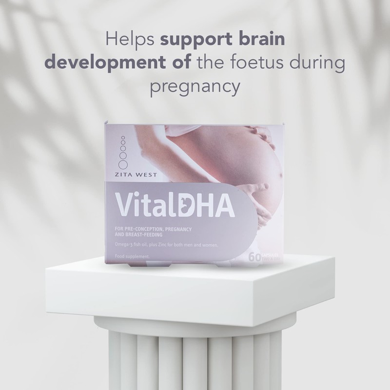 Zita West Vital DHA with Omega 3 for Fertility, Pregnancy