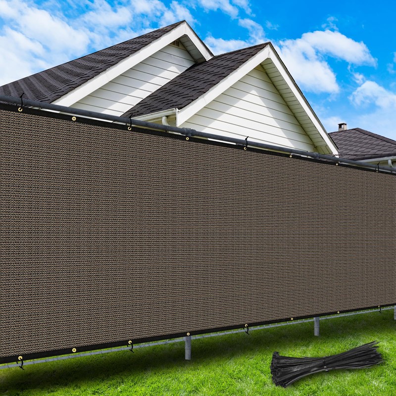 Cisvio 4'X50' Privacy Screen Fence Heavy Duty 220 GSM Windscreen
