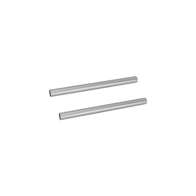 CAMVATE 15 mm Aluminium Rod Pair (Silver-White, 7.87 Inches) -