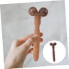 TOVINANNA Facial Roller Massager Tool with Wooden Balls for Relaxation