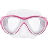 Cressi Samoa Mask - Diving And Snorkelling Mask, Transparent/Pink, One