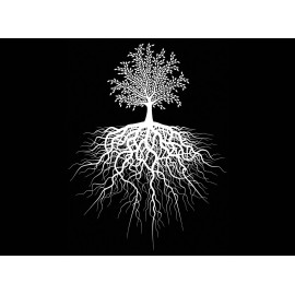 Captive Decals Tree of Life 2 pcs 3.75 Inch White Fused Glass Decals