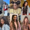 9 Packs 22 Inch French Curly Braiding Hair Synthetic Crochet