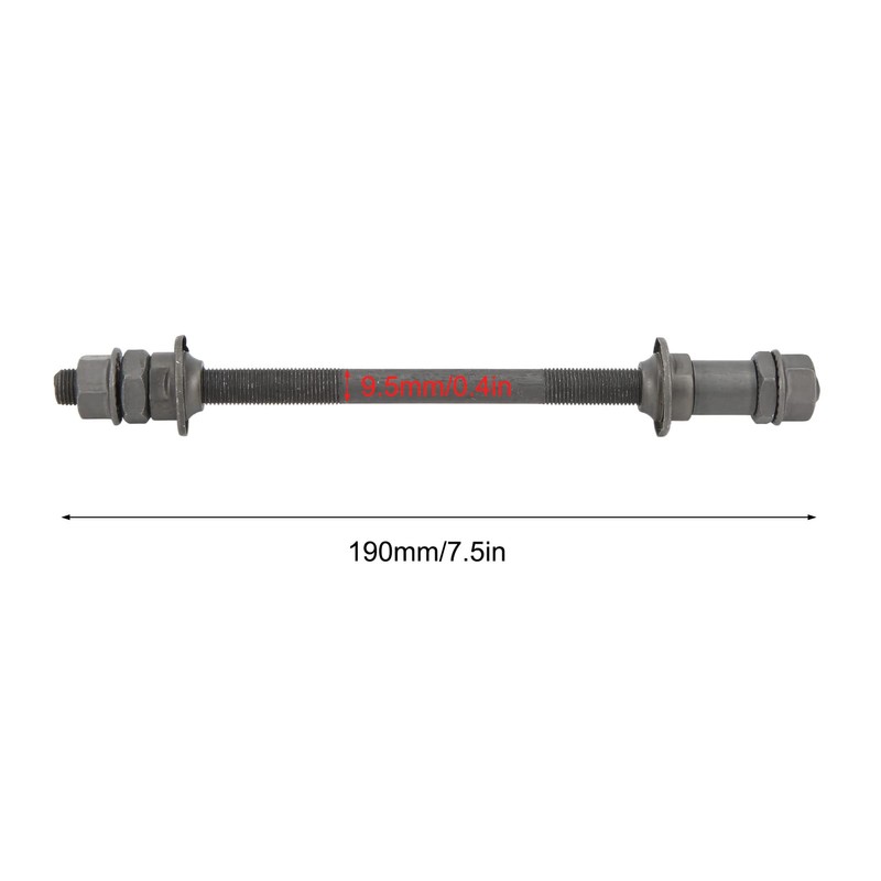 Bike Hub Rear Shaft, Bicycle Hub Rear Axle - MTB
