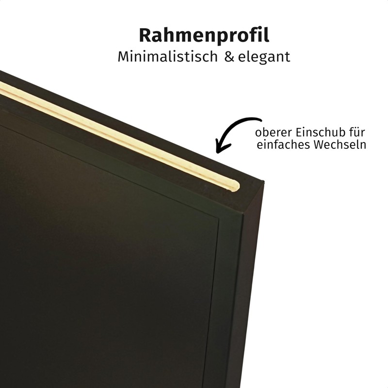 JUNOMI® Vinyl Record Frame Black | For Single LP Cover