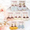 TAINSKY Tassel Polymer Clay Cutters, 14 Shapes Macrame Polymer Clay