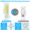 DUMILOO G9 LED Bulb 6W,60W Halogen Equivalent,4000K Natural White,High Brightness