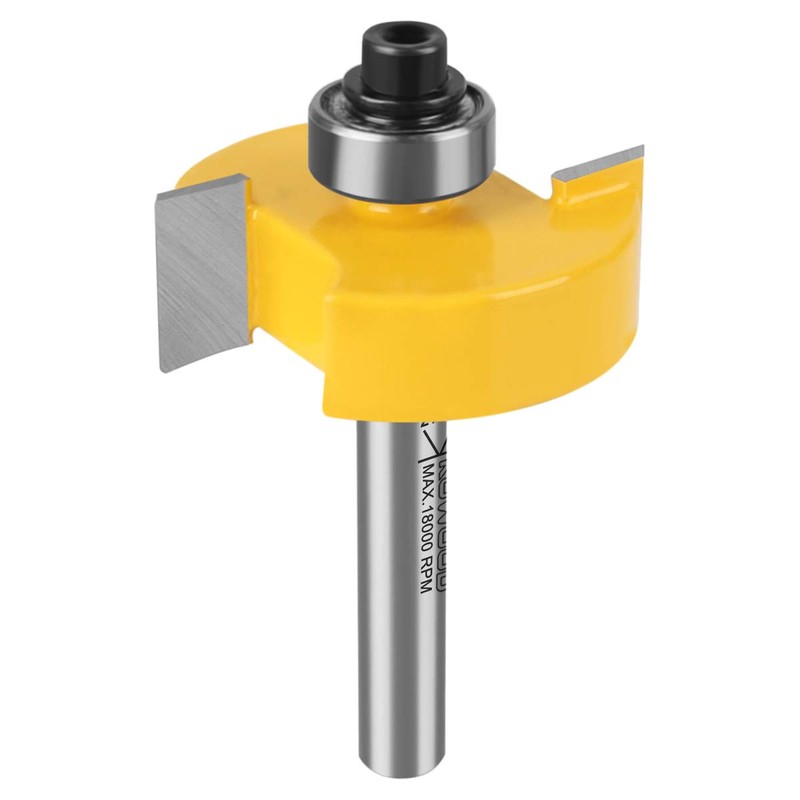 KOWOOD Rabbet Router Bit 1/4" Shank, 1-3/8" Height Multi-Slot Milling