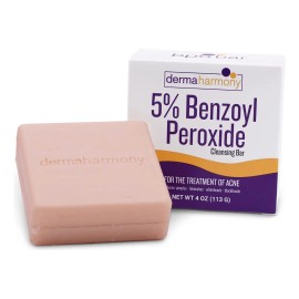 Barra Limpiadora Dermaharmony Con Peróxido De Benzoilo Al 5%