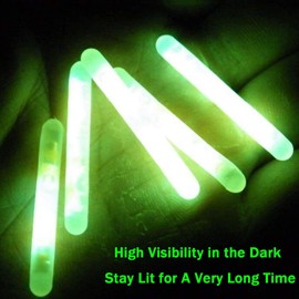 anglerholics Fishing Night Lights Glow Sticks for Fishing Floats and Bobbers, Light Sticks for Fishing Bell Alarm, Fishing Glow Sticks Bulk Kit 10 Packs